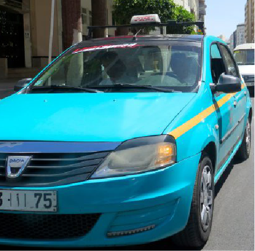 Le pointage biométrique des taxis à Tanger vue par les médias