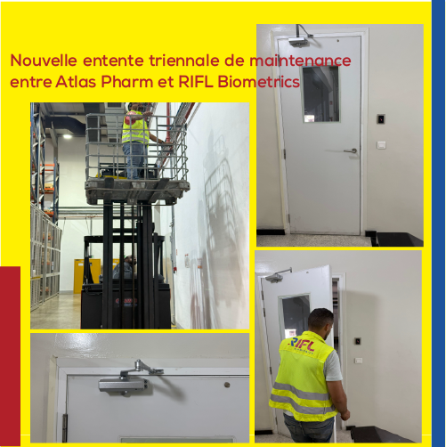 Nouvelle entente triennale de maintenance entre Atlas Pharm Grupo Tecnimede et RIFL Biometrics