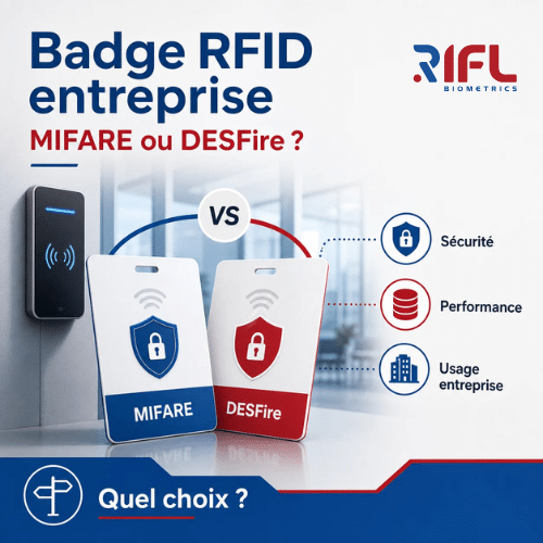 Badge RFID entreprise : Mifare ou Desfire ?